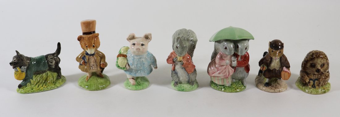 (7) BESWICK ROYAL DOULTON FIGURINES (1 of 3)