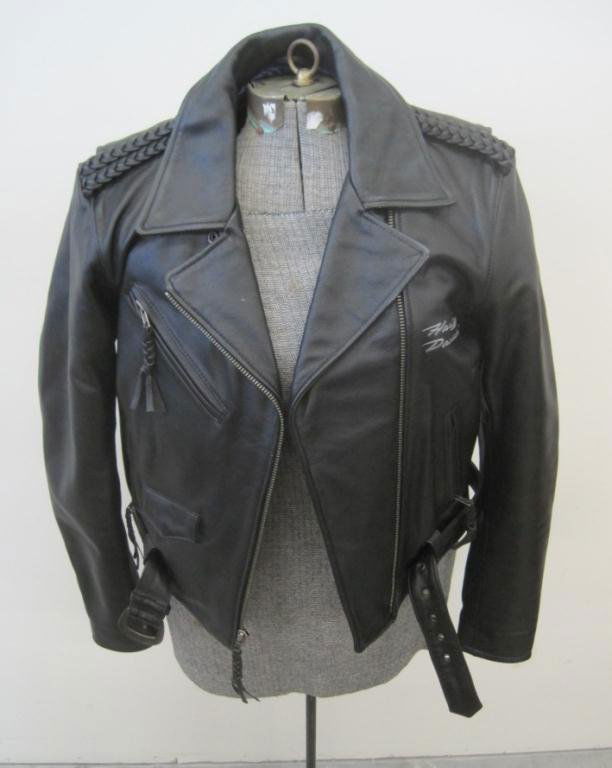 LEATHER HARLEY DAVIDSON JACKET - MEDIUM