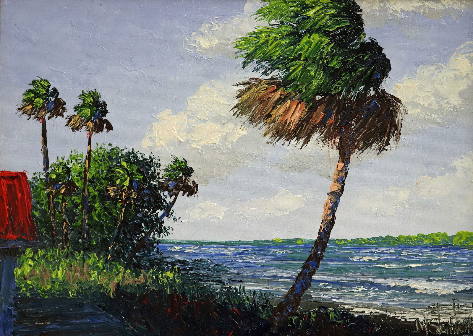 MARK STANFORD "AFTERNOON BREEZE" FLORIDA PAINTING (1 of 4)