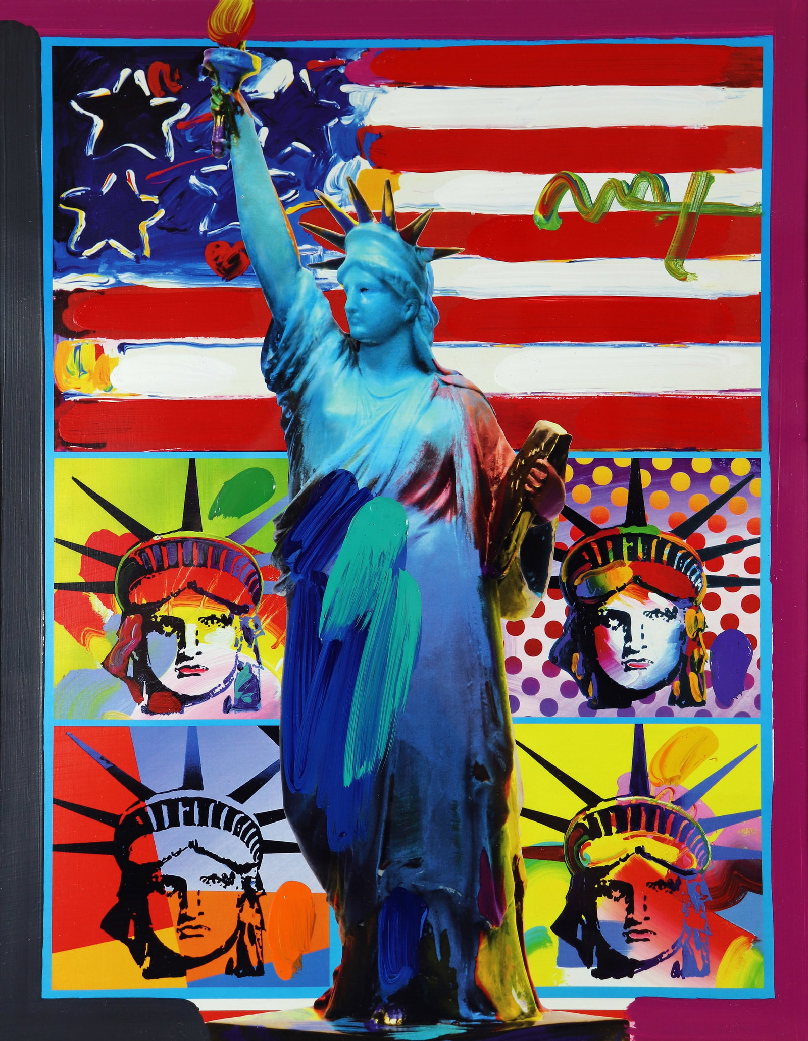 PETER MAX PATRIOTIC FULL LIBERTY MIXED MEDIA (1 of 3)