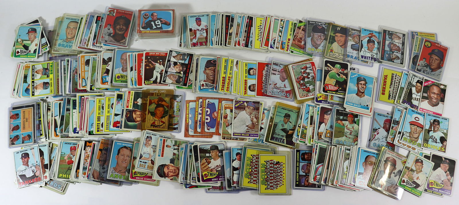VINTAGE 50-60's BASEBALL CARDS - 500 CARDS (1 of 8)