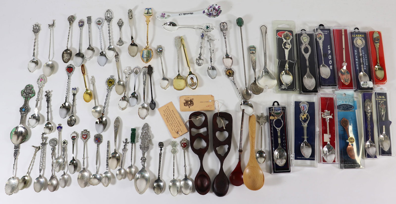 LARGE SOUVENIR SPOON COLLECTION (1 of 4)