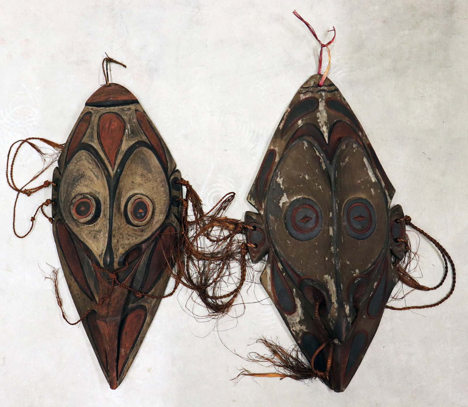 (2) PAPUA NEW GUINEA POLYCHROME MASKS (1 of 4)