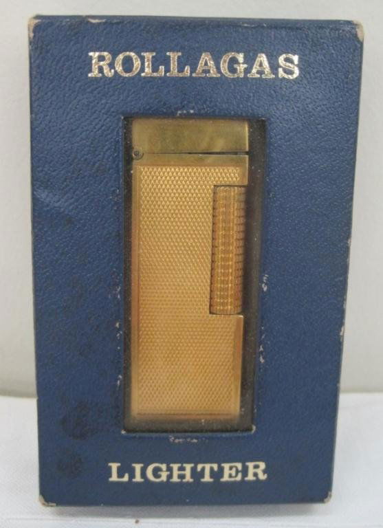 DUNHILL ROLLAGAS LIGHTER W/ BOX