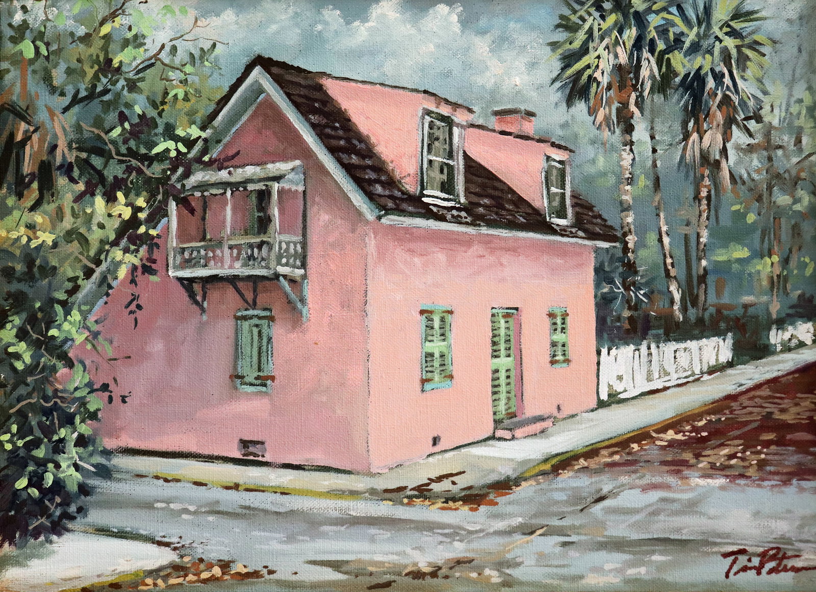 TIM PETERSON "MURAT HOUSE" ST. AUGUSTINE PAINTING (1 of 5)