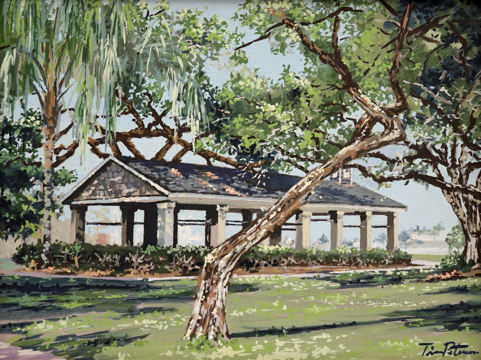 TIM PETERSON "SLAVE MARKET" ST. AUGUSTINE PAINTING (1 of 6)