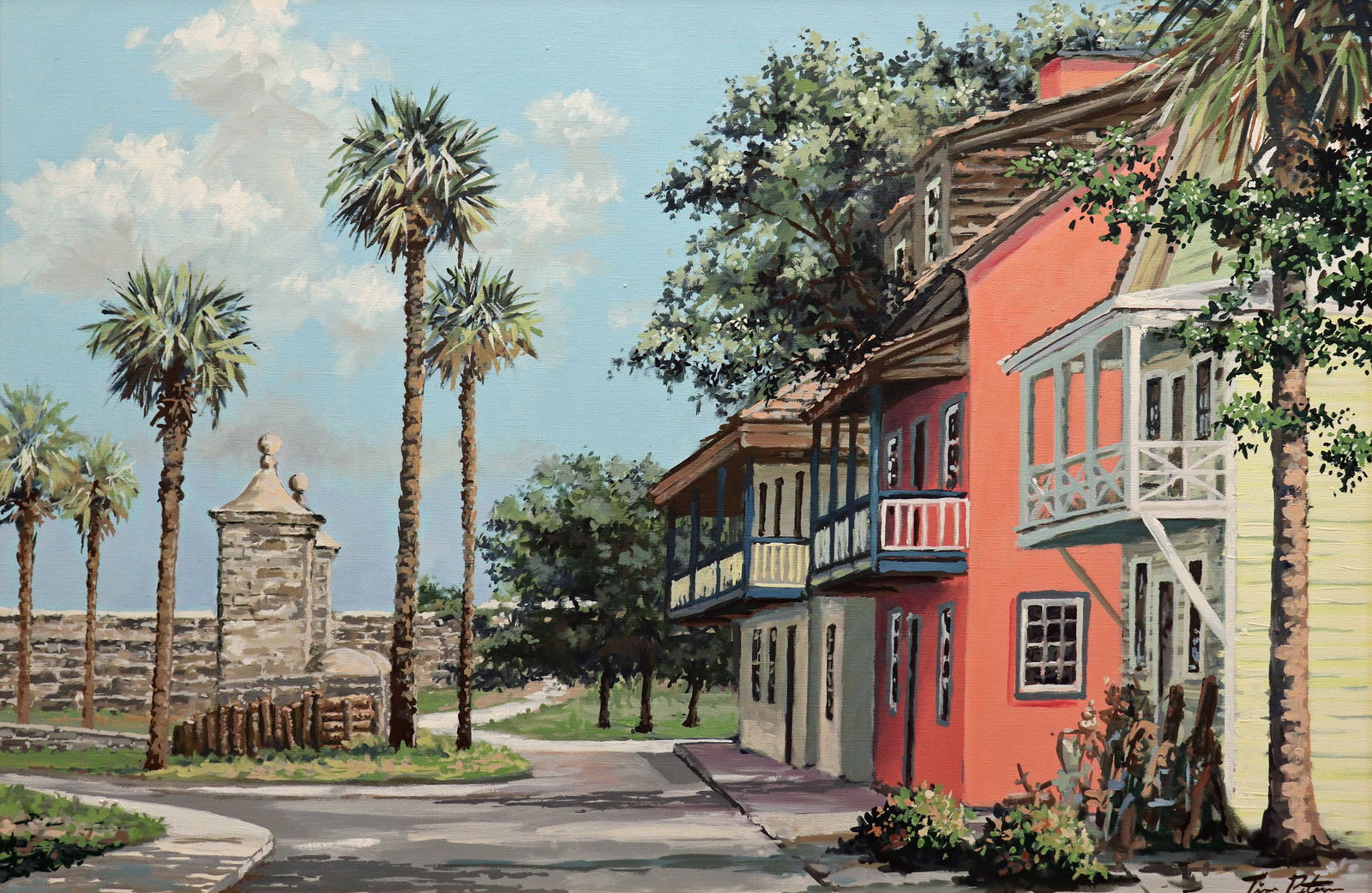 TIM PETERSON "LOOKING EAST AT THE OLD CITY GATES" (1 of 5)