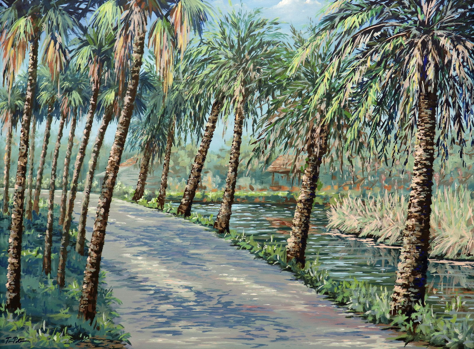 TIM PETERSON "COBB'S CORNER, PUB" FLORIDA PAINTING (1 of 6)