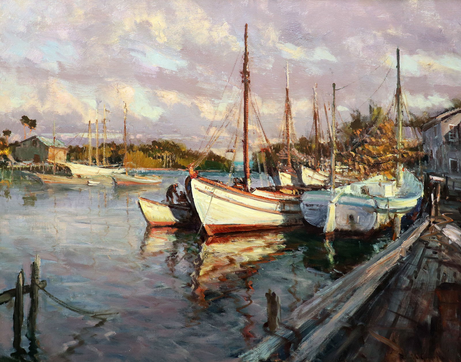 ROBERT C. GRUPPE "SPONGE BOATS, TARPON SPRINGS" (1 of 7)
