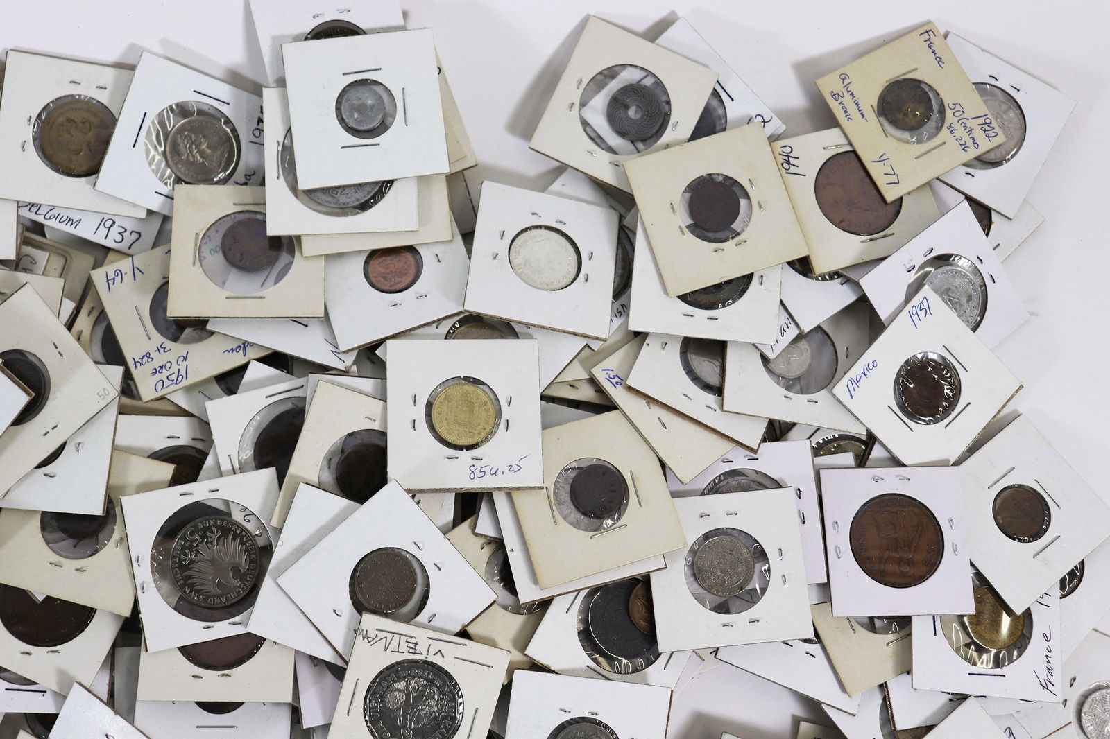 Large Foreign World Coin Collection Auction