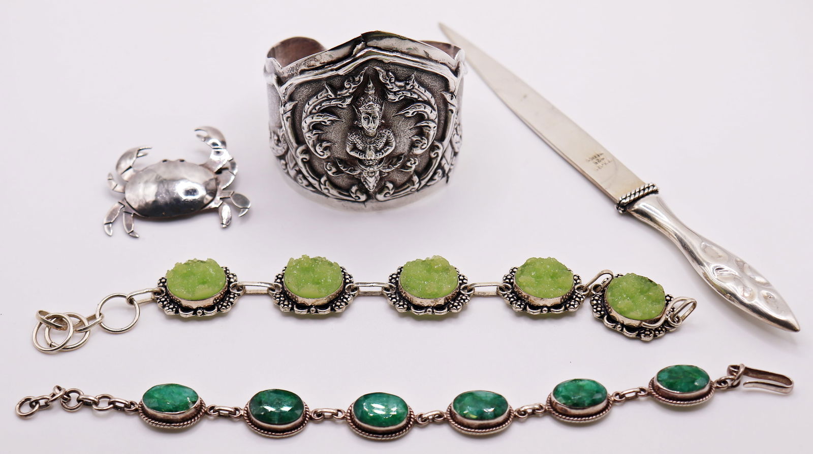 STERLING SILVER JEWELRY BRACELETS & MORE (1 of 3)