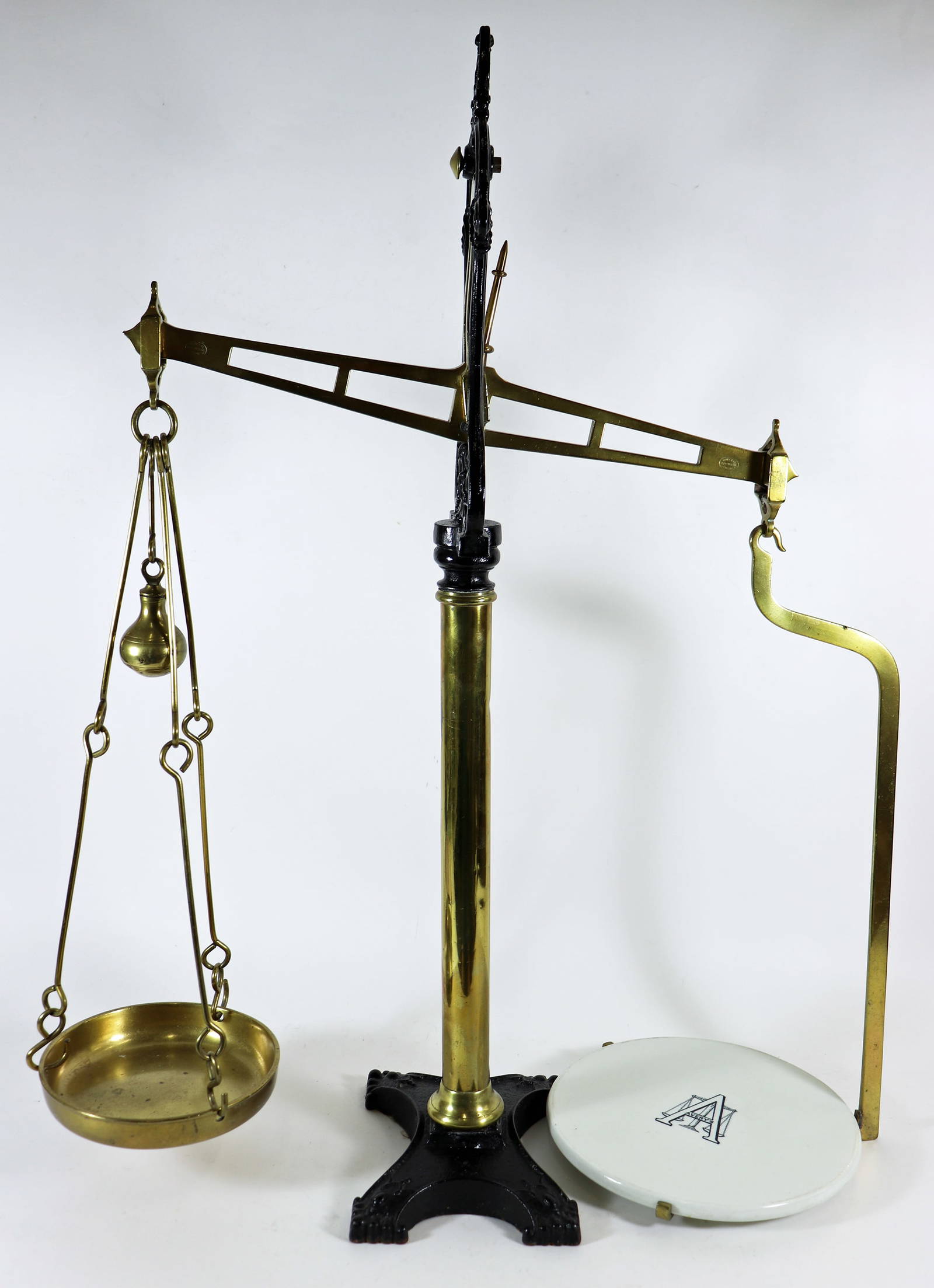 19th Century English Counter Balance Scale Auction