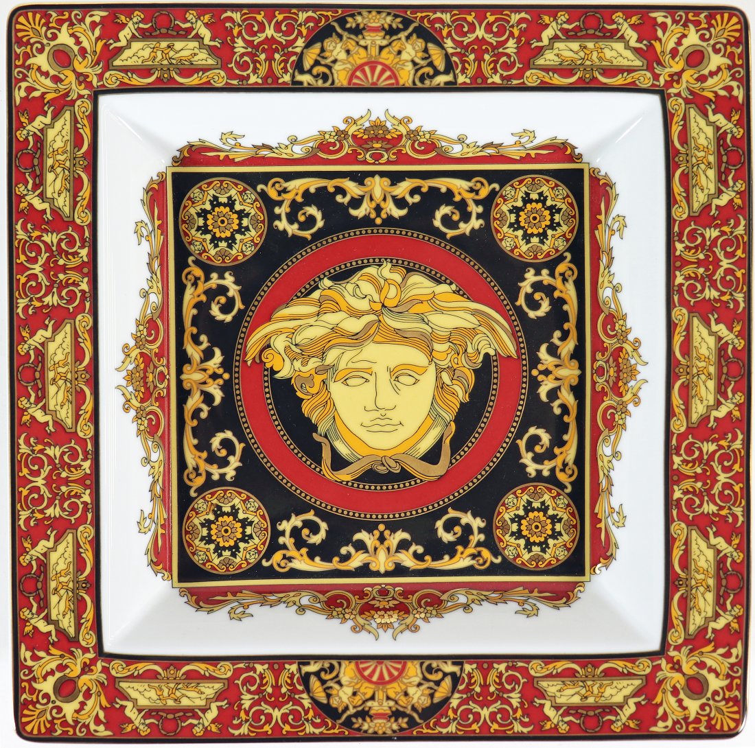 VERSACE MEDUSA SQUARE DISH (1 of 3)