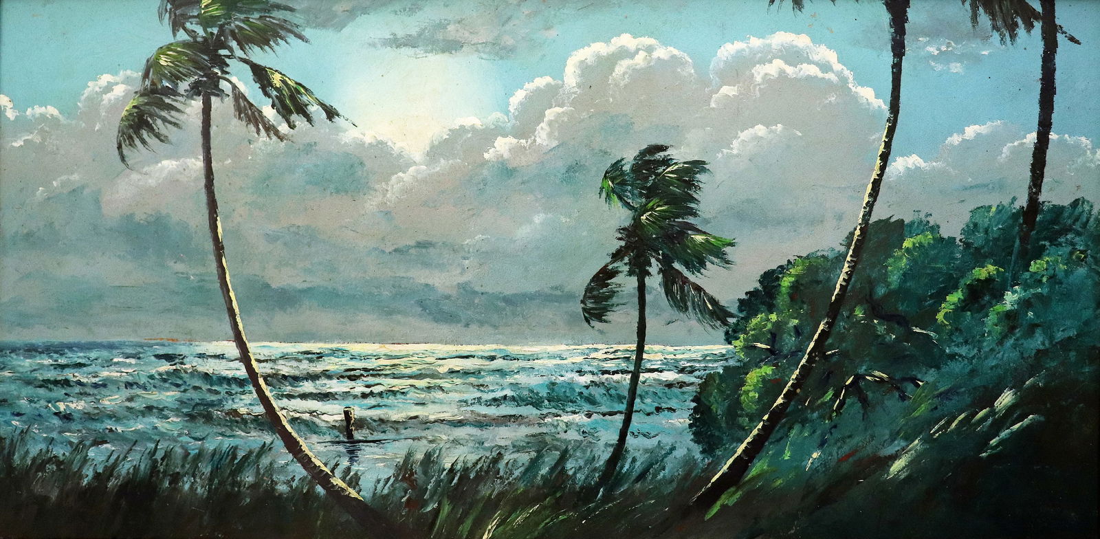 ROY MCLENDON NIGHT PALMS HIGHWAYMEN PAINTING (1 of 5)