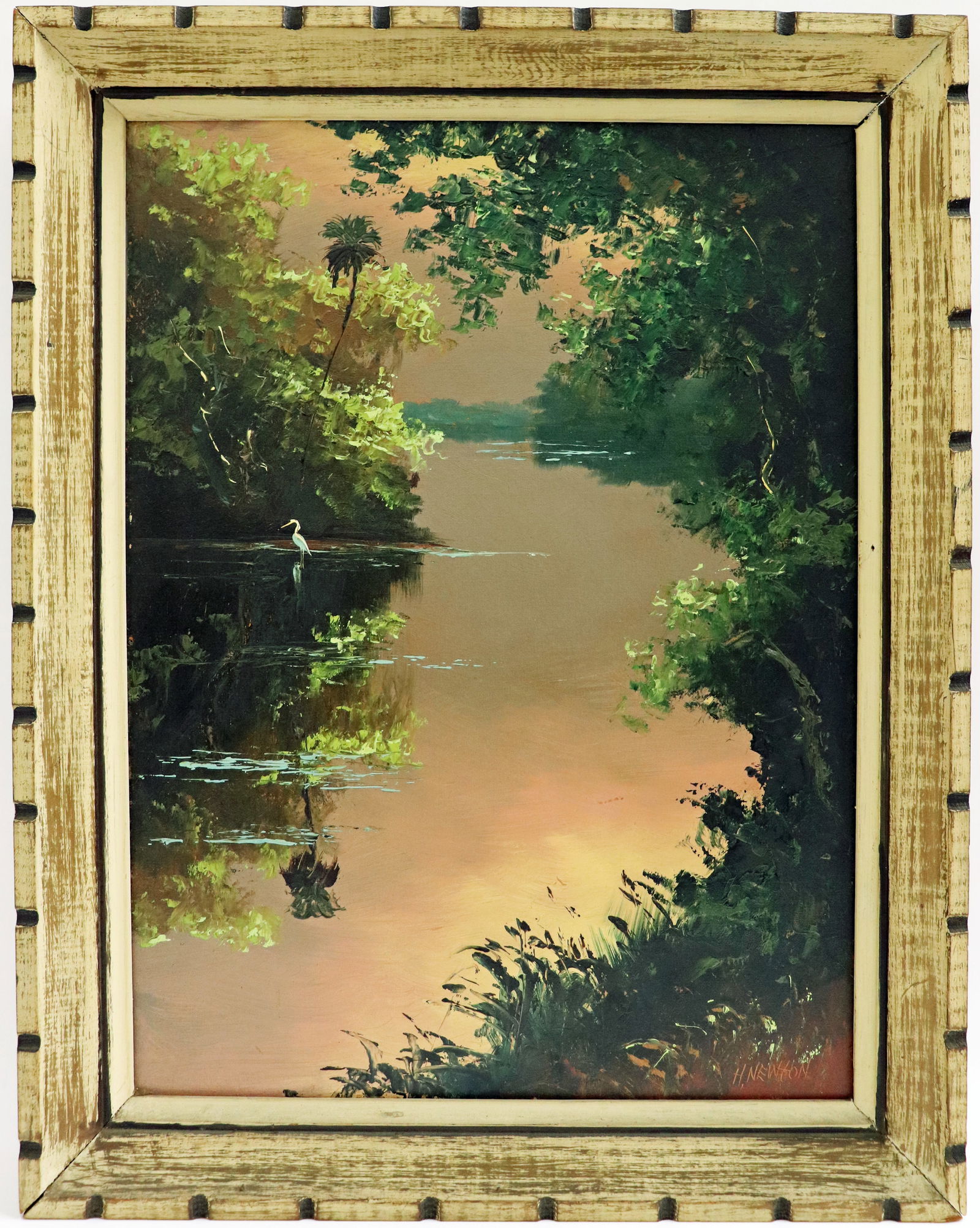 HAROLD NEWTON RIVER INLET HIGHWAYMEN PAINTING (1 of 6)