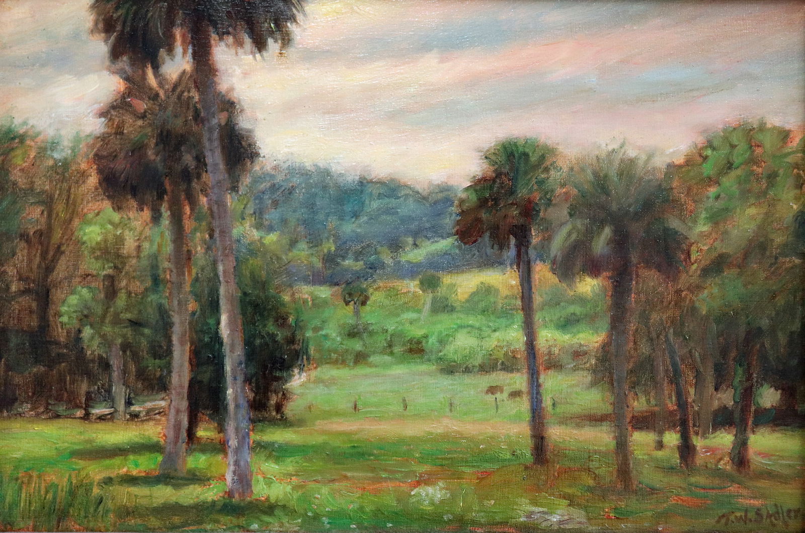 TOM SADLER "MORNING AT VISION FARMS" PAINTING (1 of 4)
