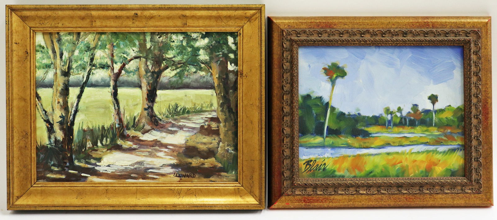 DONNA LEEWARD & ELEANOR BLAIR FLORIDA PAINTINGS (1 of 4)