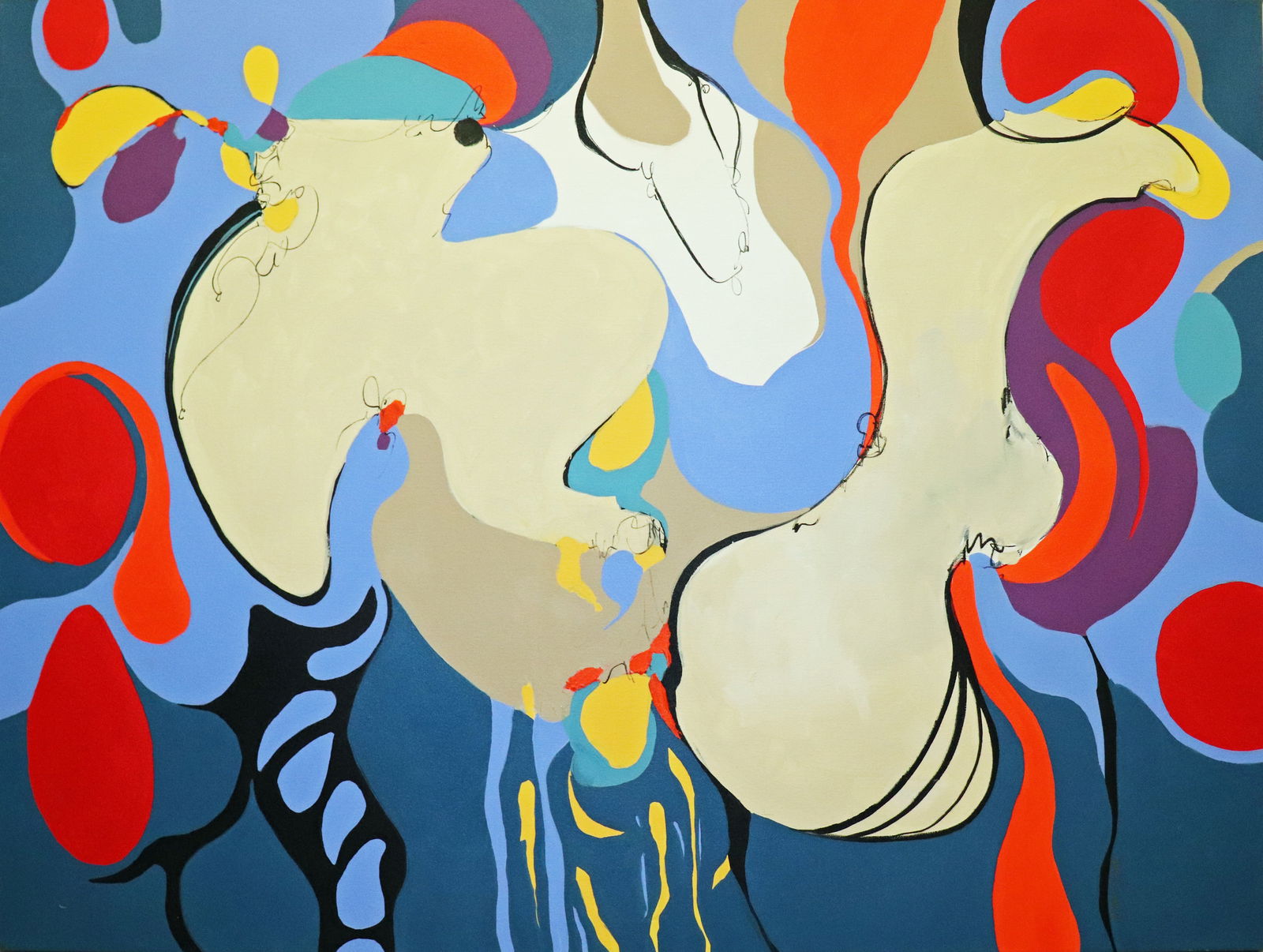 BARBARA KRUPP "INTERNAL REFLECTIONS" PAINTING (1 of 5)