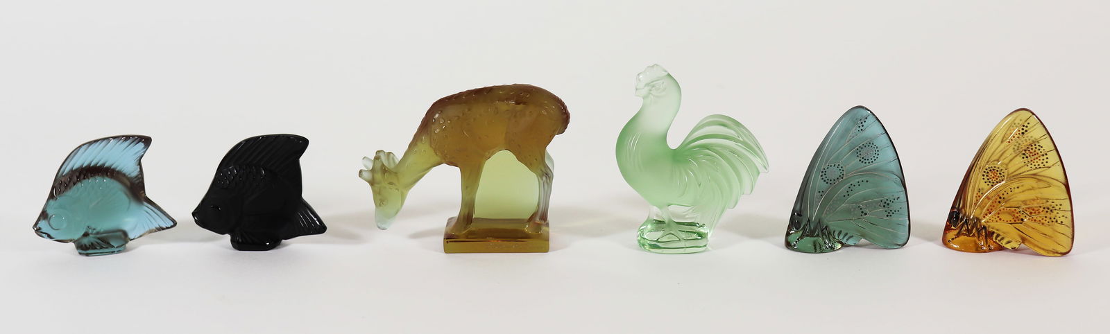 (6) LALIQUE CRYSTAL FIGURINES (1 of 3)