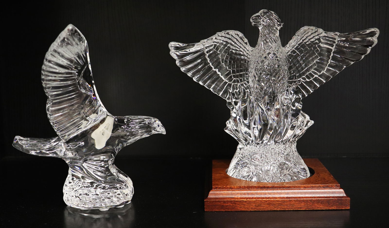 (2) WATERFORD CRYSTAL EAGLES (1 of 2)