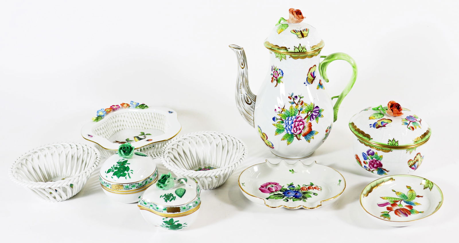 HEREND TEAPOT, BOXES, & MORE COLLECTION (1 of 4)