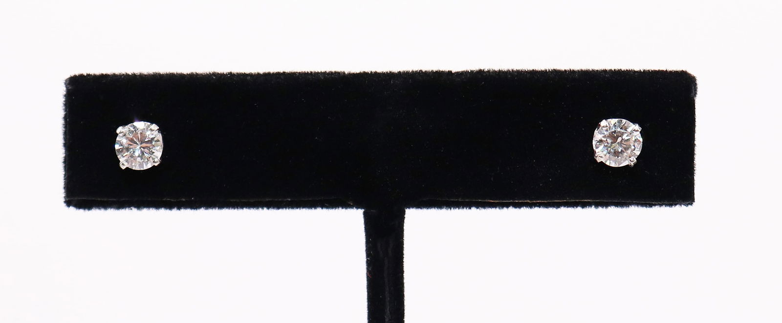 .76 CARAT DIAMOND STUD EARRINGS (1 of 4)