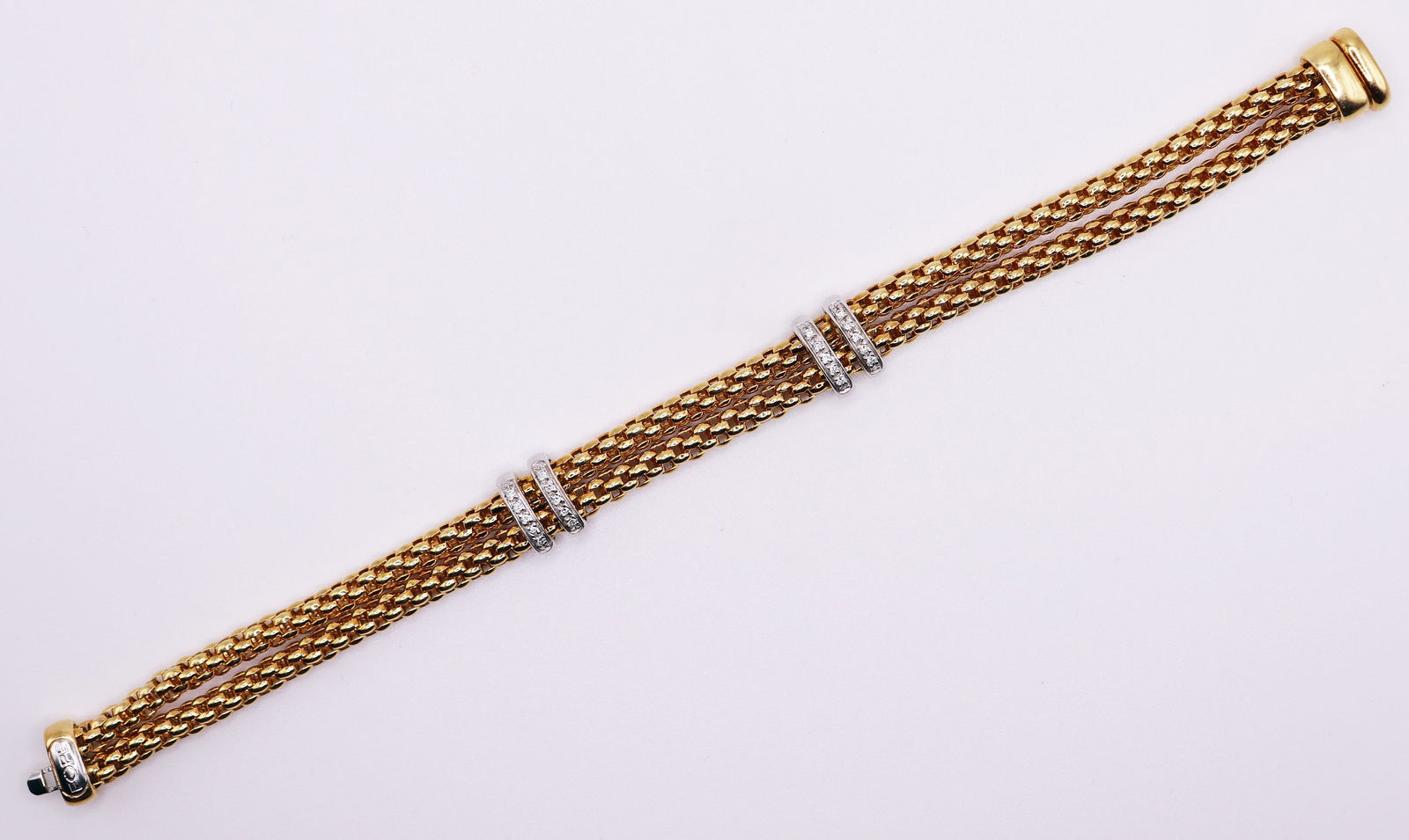 18K FOPE DIAMOND BRACELET (1 of 4)