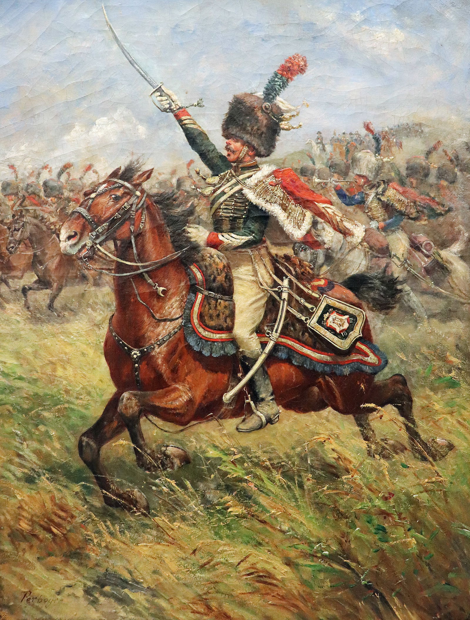 PAUL EMILE PERBOYRE "LE MATIN DE WATERLOO" (1 of 6)