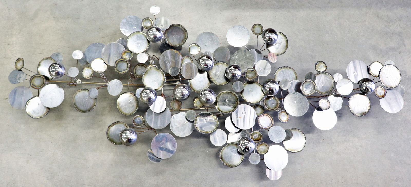 CURTIS JERE "RAINDROPS" WALL SCULPTURE (1 of 5)