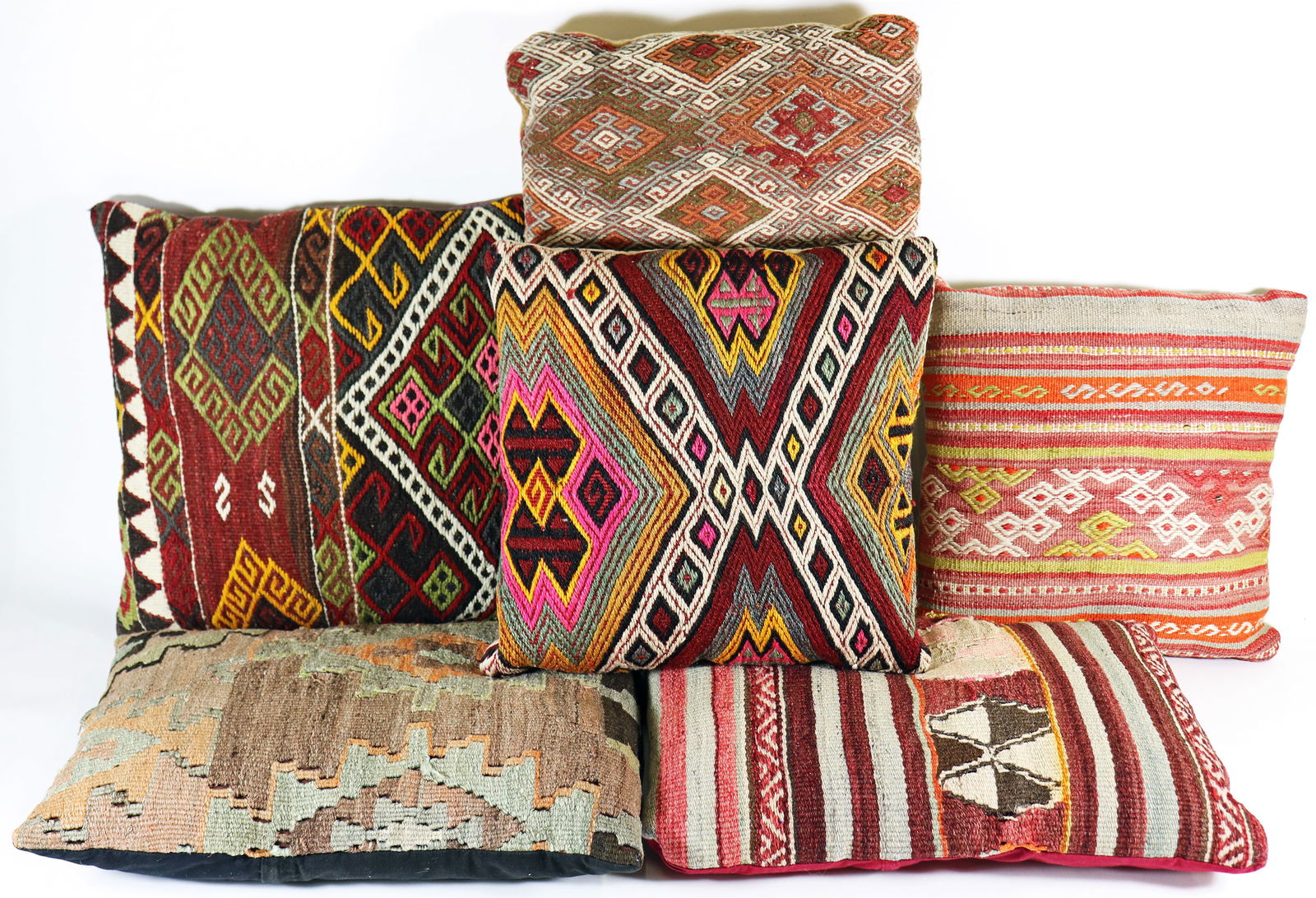 (5) PERSIAN RUG PILLOWS (1 of 4)