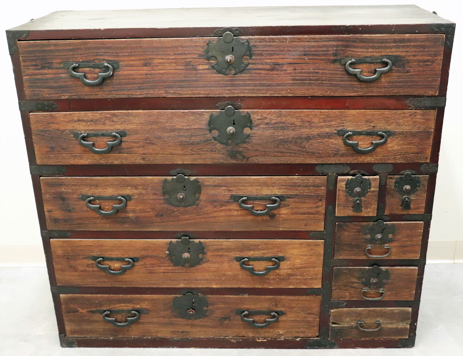 ANTIQUE JAPANESE TANSU CABINET (1 of 3)