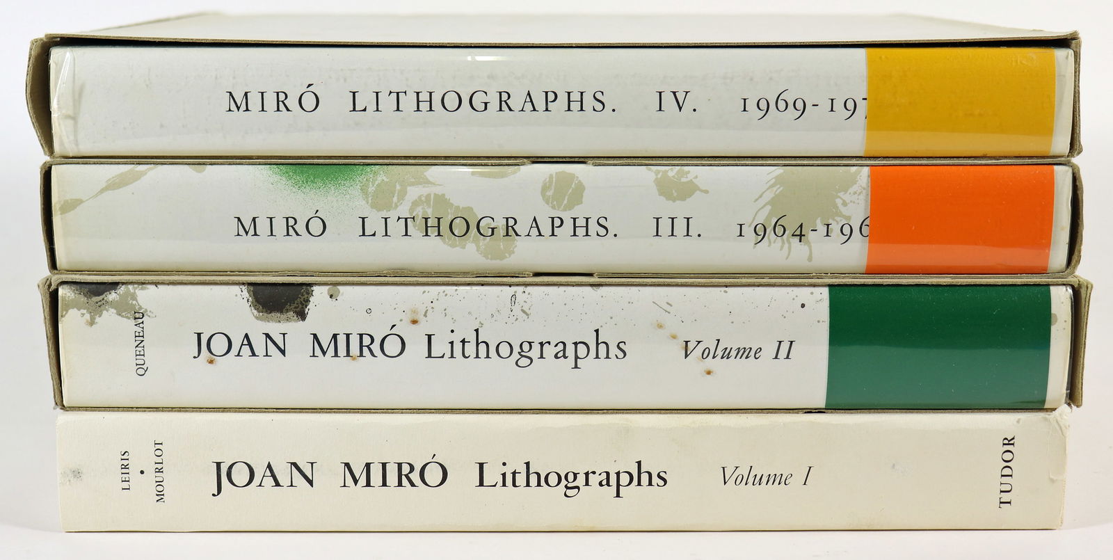 (4) JOAN MIRO ART LITHOGRAPH BOOKS VOLUMES 1-4 (1 of 17)