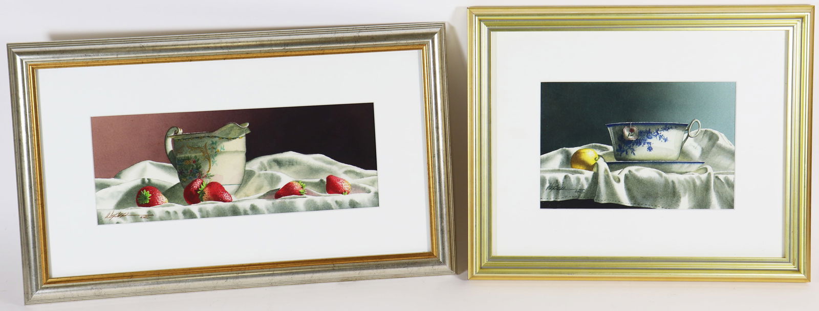 (2) MICHAEL J. WEBER WATERCOLOR PAINTINGS (1 of 4)