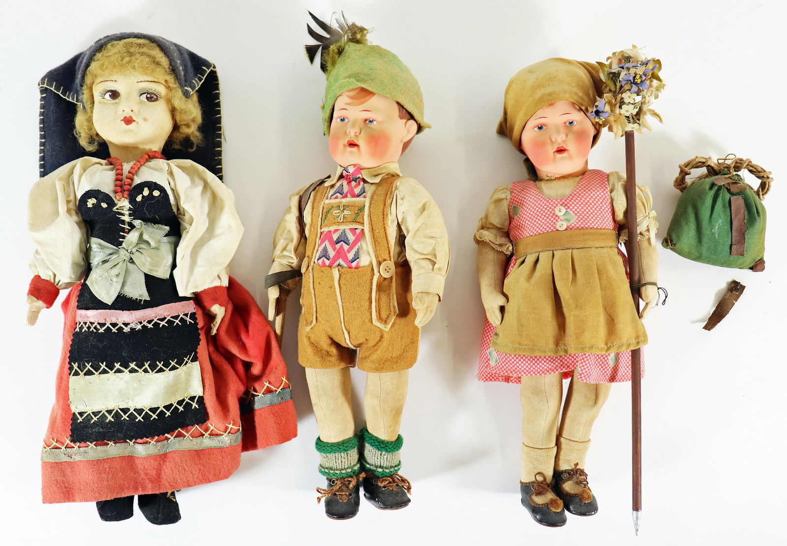 VINTAGE GERMAN CLOTH LENCI - KATHE KRUSE DOLLS (1 of 4)