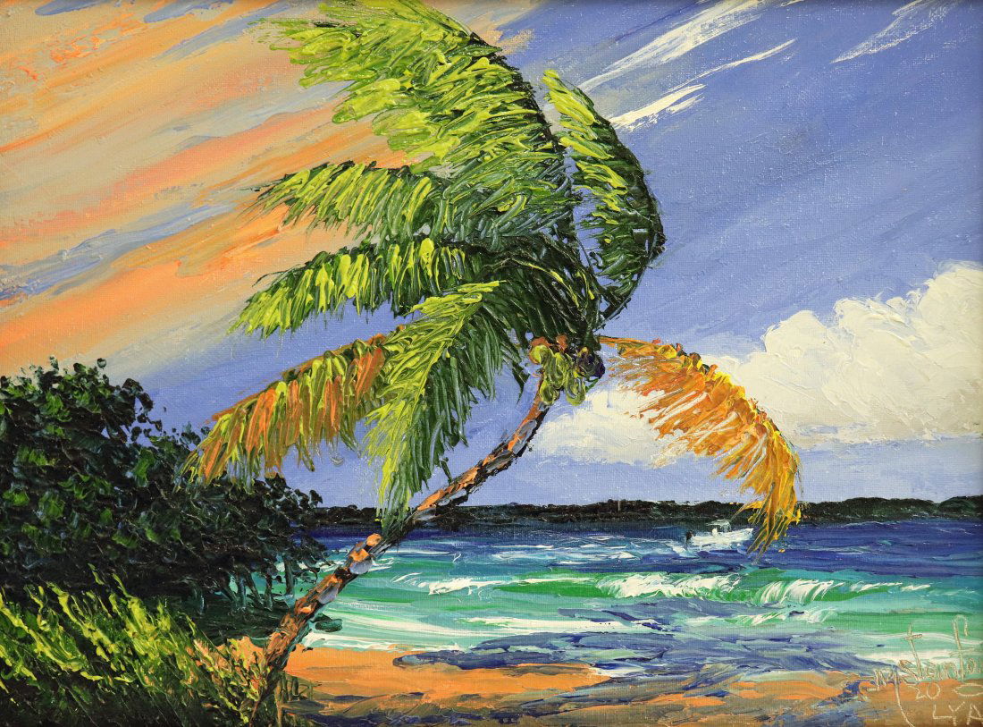 MARK STANFORD "OLD TAMPA BAY" PAINTING (1 of 4)