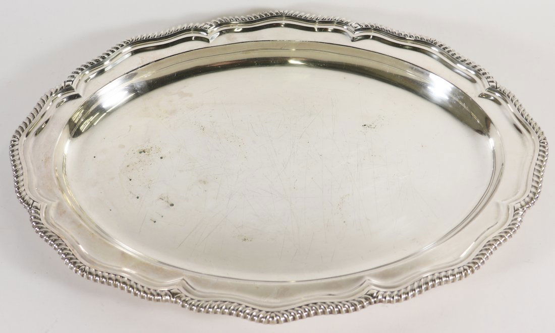 TIFFANY & CO. MAKERS SILVERPLATE PLATTER (1 of 3)