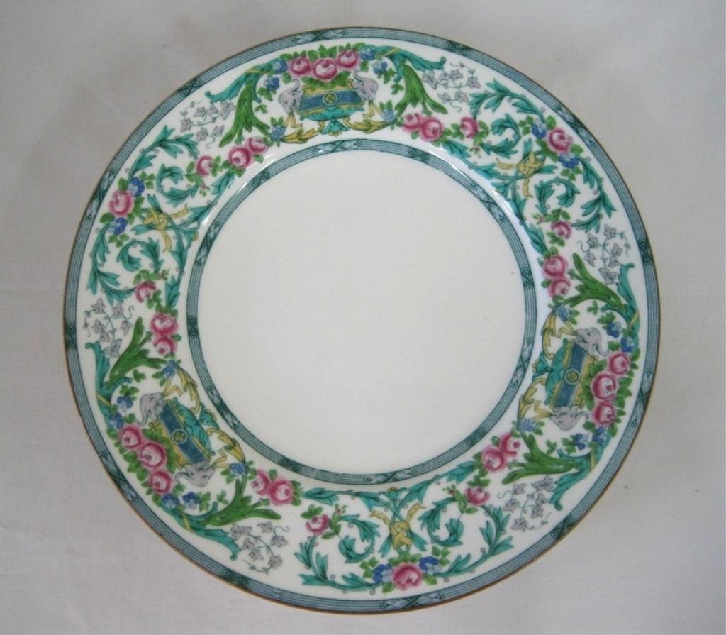 (8) ANTIQUE MINTON PLATES: Circa 1916. 10 1/4" Wide.