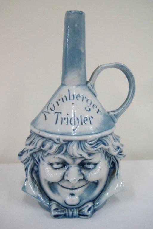 SCHAFER AND VATER FIGURAL BOTTLE: 6 1/2" Tall.