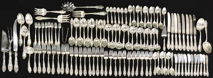 TOWLE KING RICHARD STERLING FLATWARE SET