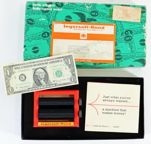 QUACK  ADVERTISING - INGERSOLL RAND MONEY MAKING MACHINE -