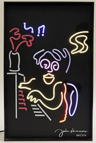 JOHN LENNON KINETIC NEON SCULPTURE - PIANO PLAYER