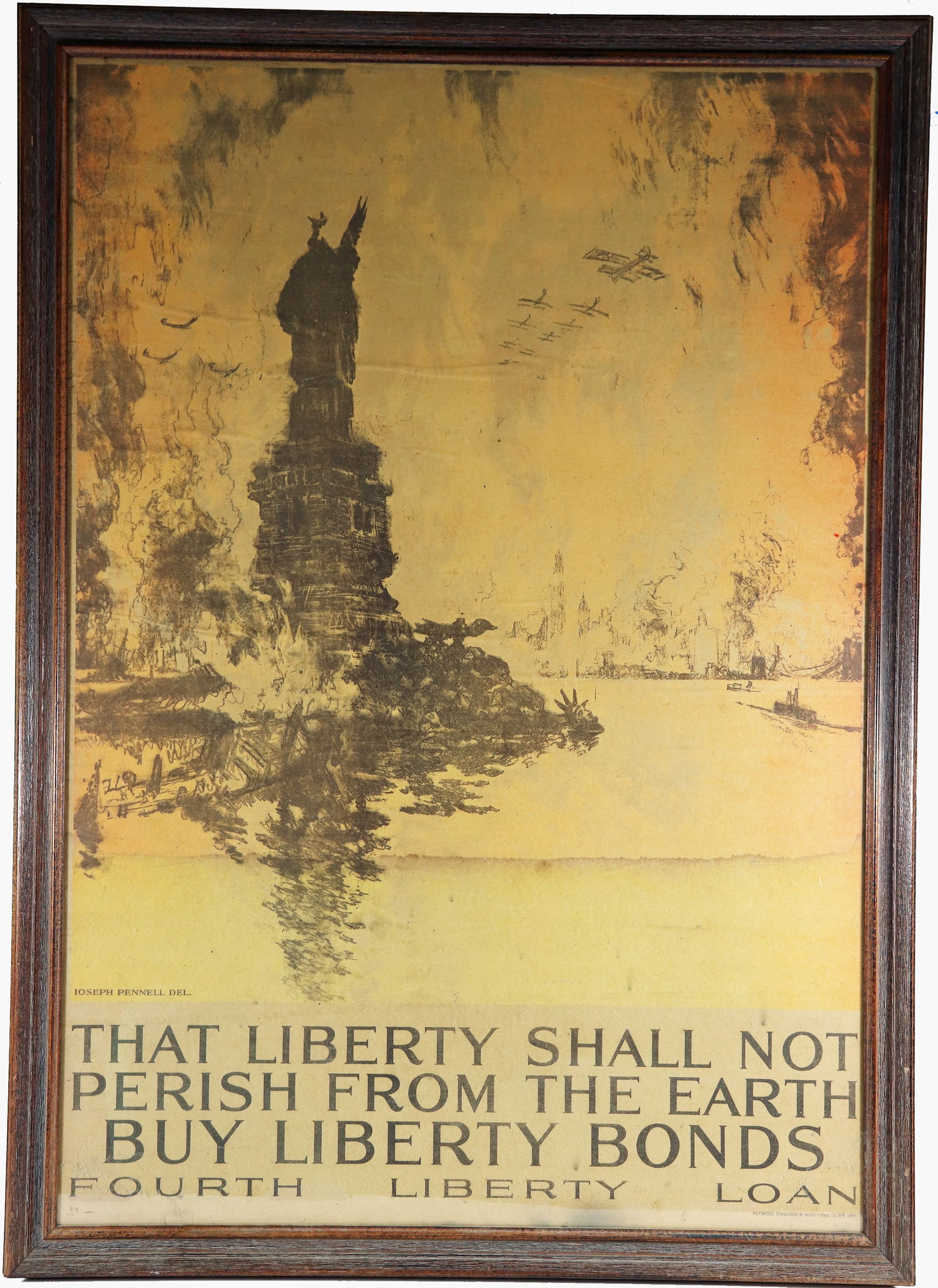 WWI FOURTH LIBERTY LOAN POSTER (1 of 3)