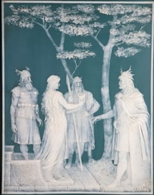 METTLACH PHANOLITH CLASSICAL PLAQUE