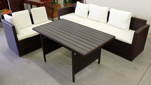 FOUR PIECE PATIO FURNITURE SET