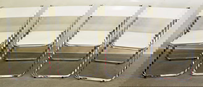 (4) MODERN ITALIAN ARRBEN FOLDING CHAIRS