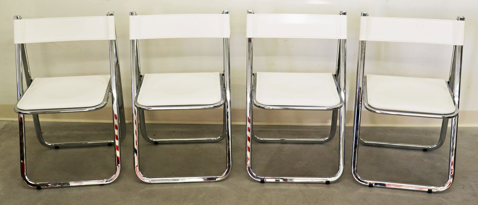 (4) MODERN ITALIAN ARRBEN FOLDING CHAIRS (1 of 5)