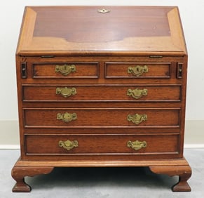 CHIPPENDALE STYLE SLANT TOP "MINIATURE" DESK