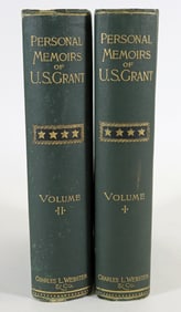 PERSONAL MEMOIRS OF U.S. GRANT 1ST EDITION c1885