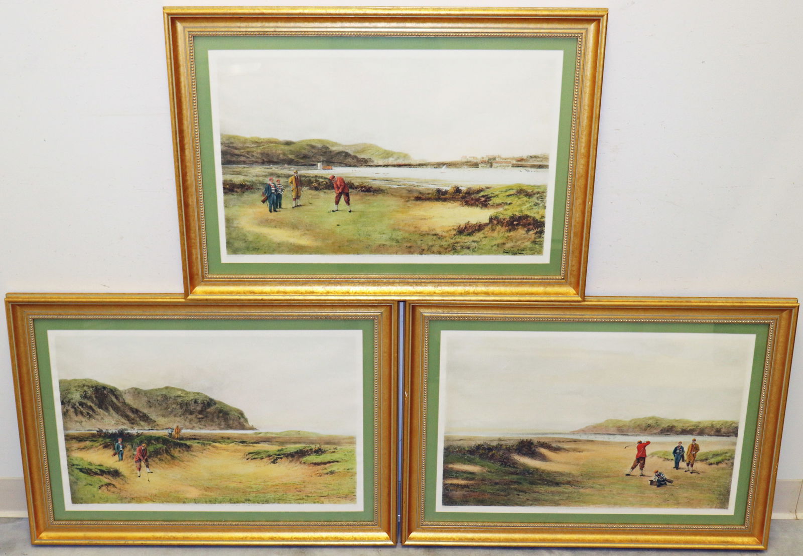 (3) DOUGLAS ADAMS GOLF PRINTS (1 of 4)