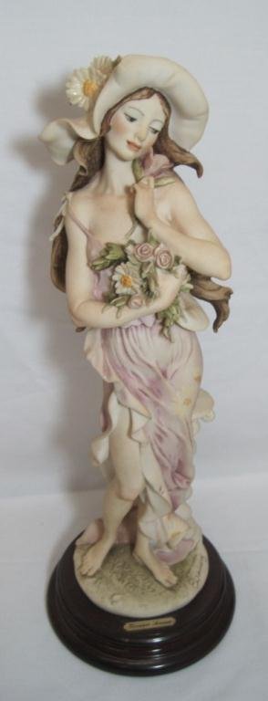 GIUSEPPE ARMANI DAISY FIGURINE: Event piece. 14 1/4" Tall. W/ original box.